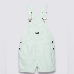 Vans Women’s Ground Work Shortall Clearly Agua Size:Small NWOT